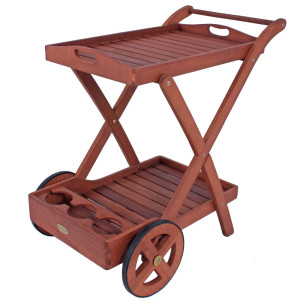 Hochwertiger Teewagen mit abnehmbarem Tablett TOLEDO