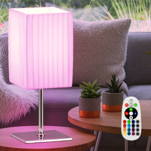 RGB LED Tischleuchte mit Fernbedienung BAILEY