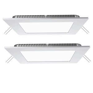 2er Set LED Panel aus Alu für Ihren Wohnraum