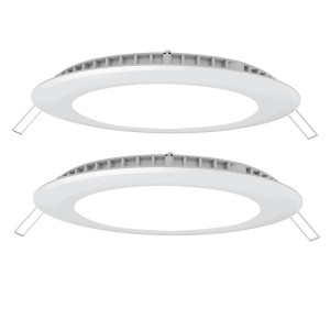 2er Set 24 W LED Panels in weiß für Ihren Wohnraum VT-2407