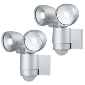 2x LED Strahler mit Bewegungsmelder RADIATOR II