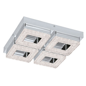LED Wandstrahler Flur Deckenleuchte mit Kristallen FRADELO
