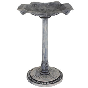 Vogeltränke, Steinfarbend, Höhe 72 cm