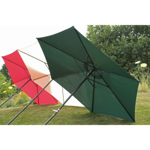 Sonnenschirm GRÜN Ø 300cm 6 Streben