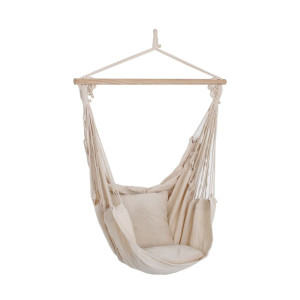 Hängesessel mit 2 Kissen, beige TOBAGO