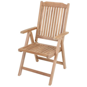 Hochlehner SOLO Teak 5-fach verstellbar