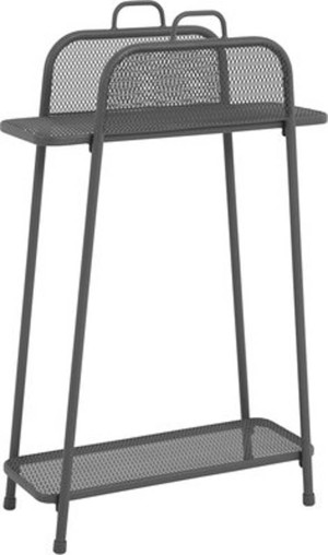 MWH Balkonregal Shelfo grau 65,5x27x105,5 cm