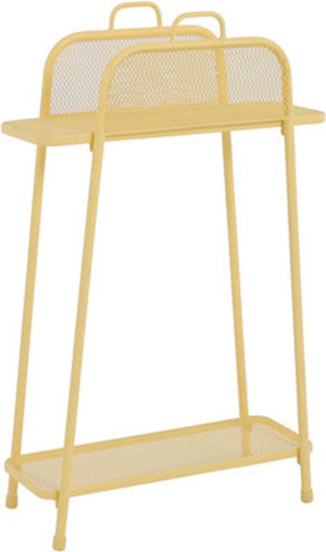 MWH Balkonregal Shelfo gelb 65,5x27x105,5 cm