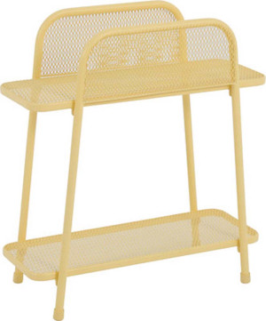 MWH Balkonregal Shelfo gelb 55x27x70 cm