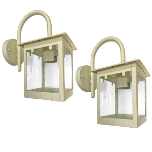 2er Set Wandleuchten für den Außenbereich