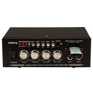 Karaoke Verstärker mit Bluetooth Liston MFA1250USB-RC