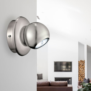 Design Wandleuchte mit drehbaren Spot NORBELLO