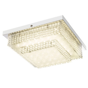 Luxus LED Deckenleuchte mit Kristalleffekt Folie CAKE1