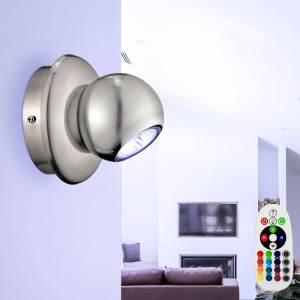 LED Wandleuchte mit drehbaren Spot NORBELLO