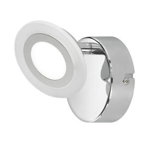 RGB LED Wandleuchte mit schwenkbarem Spot GEMMA