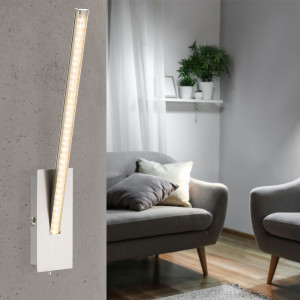 Design LED Wandleuchte mit K5 Kristallen FUEGO