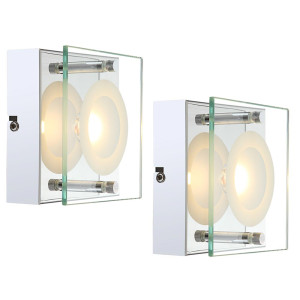 2er Set LED Wandleuchten für den Innenraum
