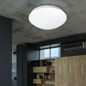 LED Deckenleuchte mit Sternenhimmel Effekt D 26 cm