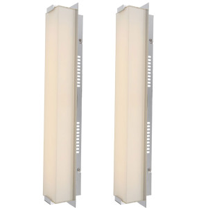 2er Set LED Wandlampen aus Glas für Ihr Esszimmer
