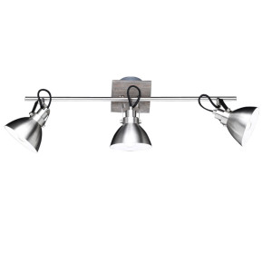 Design Deckenlampe mit drei beweglichen Spots TIMBER