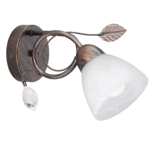 Wandleuchte mit  Lampenschirm aus Alabasterglas TRADITIO
