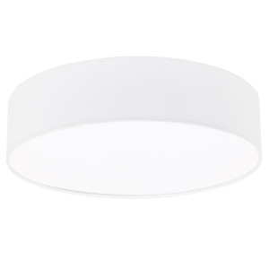 Design Deckenlampe Textil in weiß für den Wohnraum  REVILLA