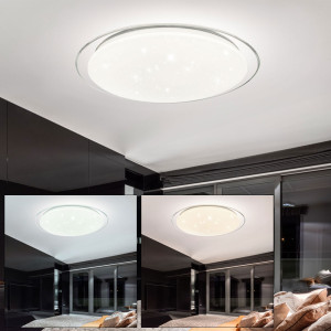 Luxus LED 24 Watt Deckenleuchte mit Sternenhimmel-Optik