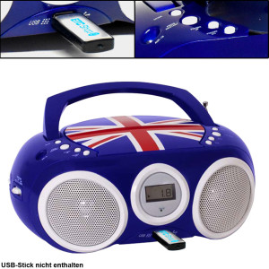 Jungen CD Spieler mit USB Anschluss und Radio