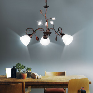 Landhaus Stil LED Hängeleuchte für das Esszimmer