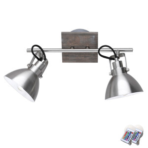 RGB LED Deckenlampe mit beweglichen Spots TIMBER