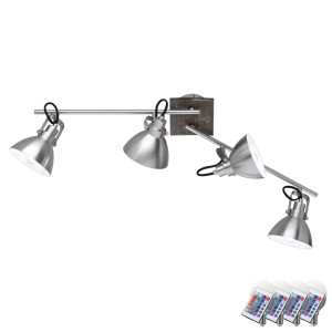 RGB LED Deckenstrahler mit vier beweglichen Spots TIMBER