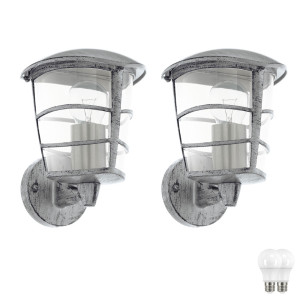 2er Set LED Wandleuchten für den Außenbereich ALORIA 1