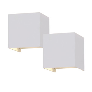 2er Set LED Wandleuchten für Ihren Hof zum verstellen VT-759W