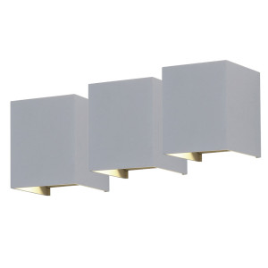 3er Set LED Wandleuchte für Ihren Hof zum verstellen UP DOWN VT-759W