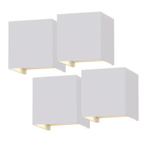 4er Set LED Wandleuchten für Ihr Grundstück VT-759W
