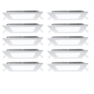 10er Set LED Einbauspots für Ihren Wohnraum VT-607