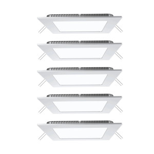 5er Set LED Einbaustrahler aus Aluminium VT-607