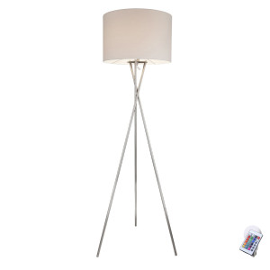 RGB LED Stehleuchte für Ihr Esszimmer mit Textilschirm