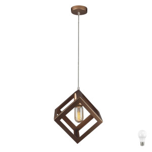 Moderne LED Hängeleuchte im Käfig Design aus Metall VT-7161