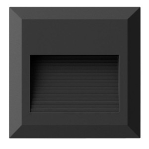 LED Stufenleuchte, Breite 12,4 cm, schwarz