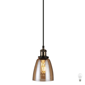 Design LED Pendelleuchte aus Glas für den Wohnraum VT-7140