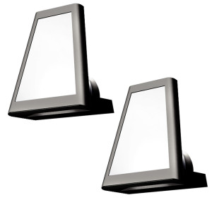 2er Set LED Wandleuchten aus ALU für Ihren Außenbereich