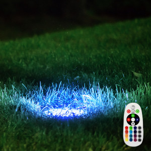RGB LED Einbaulampe mit Edelstahlabdeckung für Außen VT-7677
