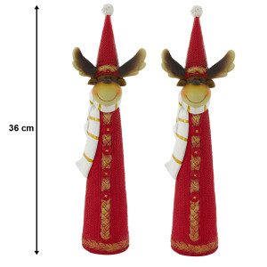 2er Set Weihnachtsrentiere zur Winterdekoration