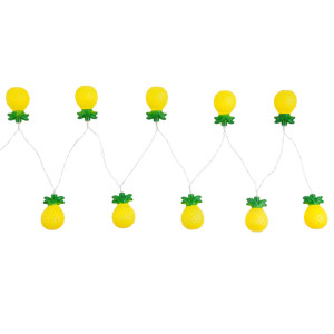 LED Lichterkette mit Ananas Figuren zur Dekoration
