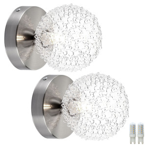 2er Set LED Wandleuchten für Ihren Wohnraum ENIGMA