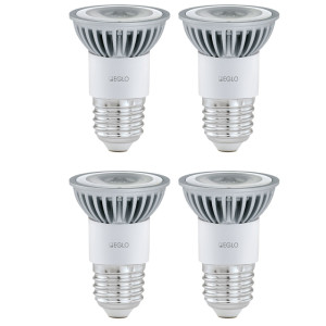 4er Set E27 Leuchtmittel mit 3 Watt in neutralweiß