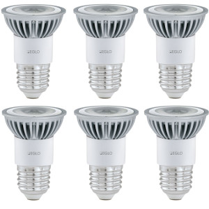 6er Set 3 Watt LED Leuchtmittel mit E27 Sockel