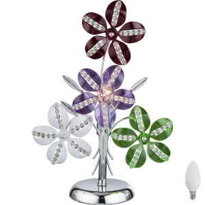 LED Tischleuchte im floralen Design KAUNOS