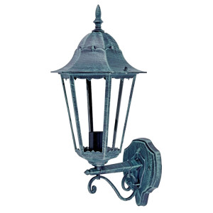 LED Wandleuchte, Aluminium, grün-schwarz, NORDERNEY
